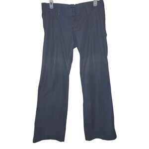 Gap Maternity Pants Blue Size 10R Low Rise Wide Leg Elastic Adjust 100% …